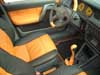 Orange/dark grey